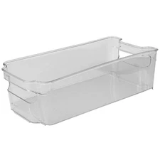Versatile Stackable Plastic Storage Bin by | Space-Saving Organizer for Close...