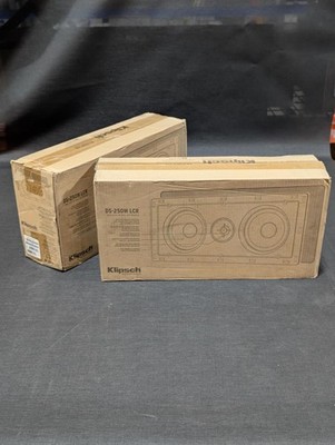 Klipsch DS-250W LCR In-Wall Speaker Pair   Dual 5.25'' Woofers   Home Theater