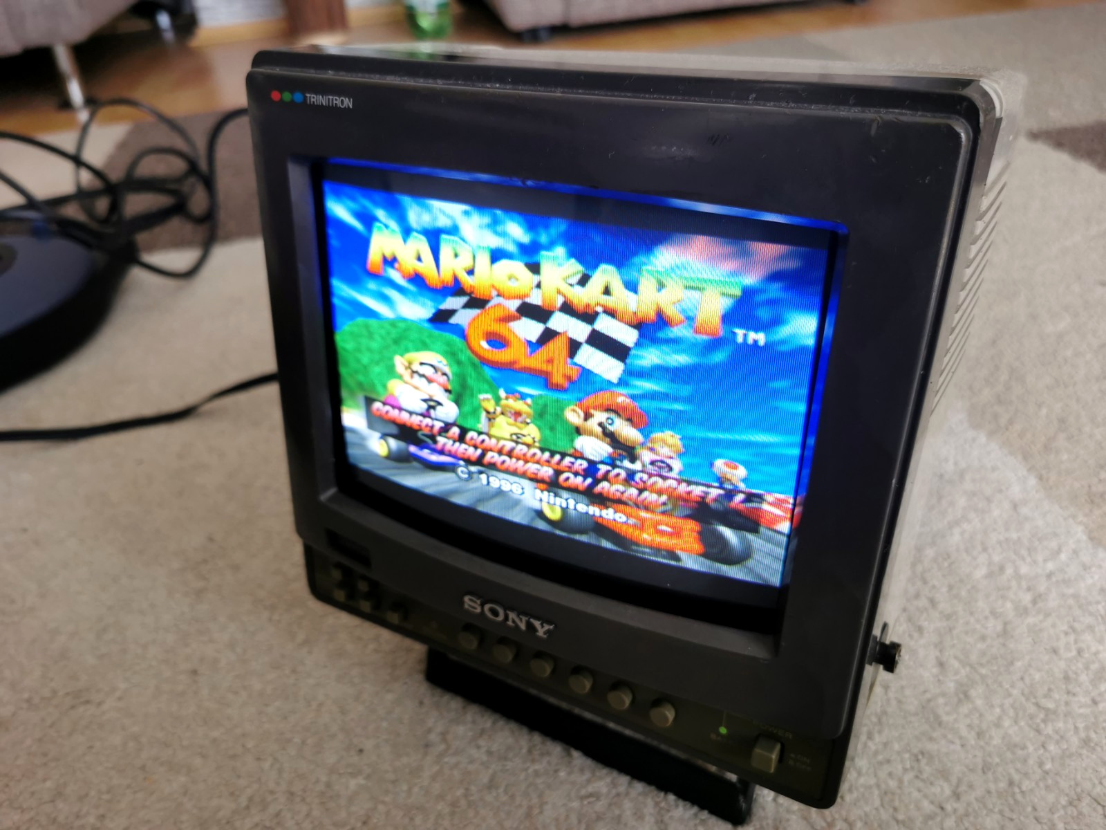 SONY PVM 9020 ME - TRINITRON COLOR VIDEO MONITOR TV RÖHRE CRT - Funktioniert