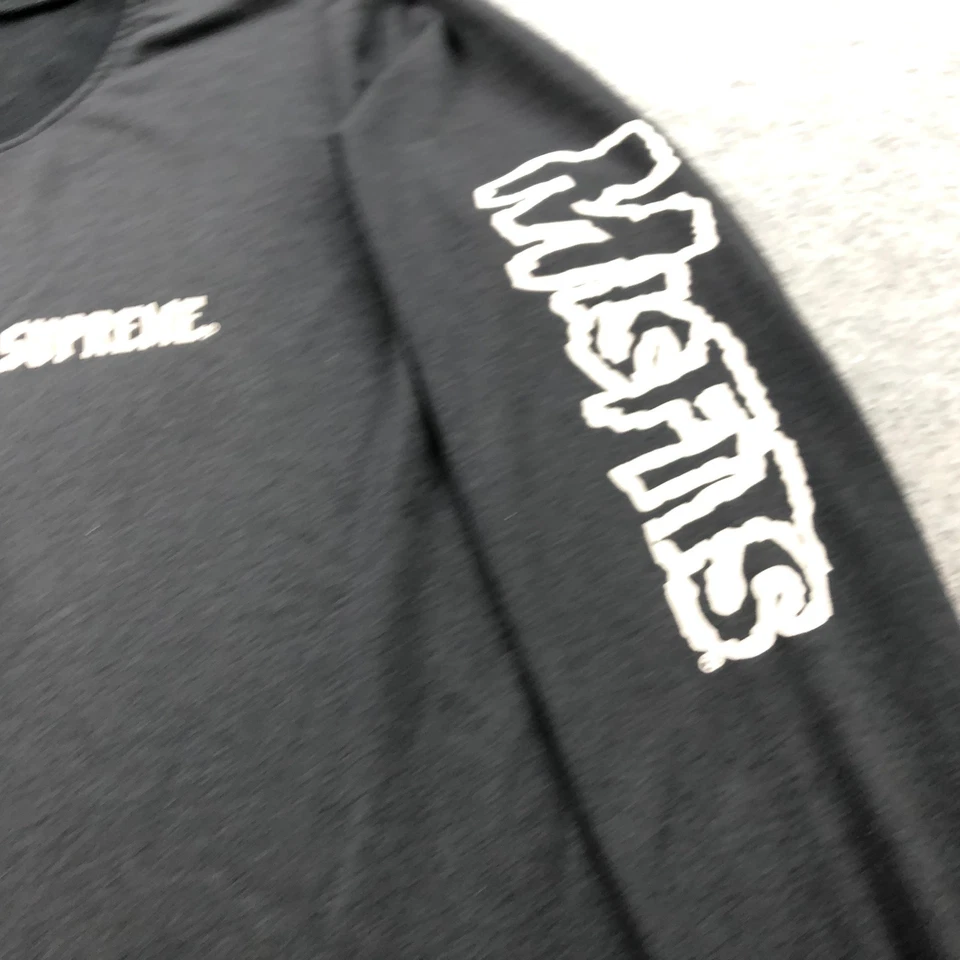 Supreme Misfits Shirt Mens XL Black Long Sleeve Punk Band Collab Made USA Cotton - Image 4 of 4