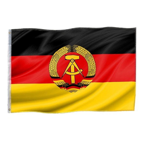 TAFFSTYLE DDR Flagge 🇩🇪 150cm x 90cm Deutsche Fahne Original mit Ösen Hissflagge