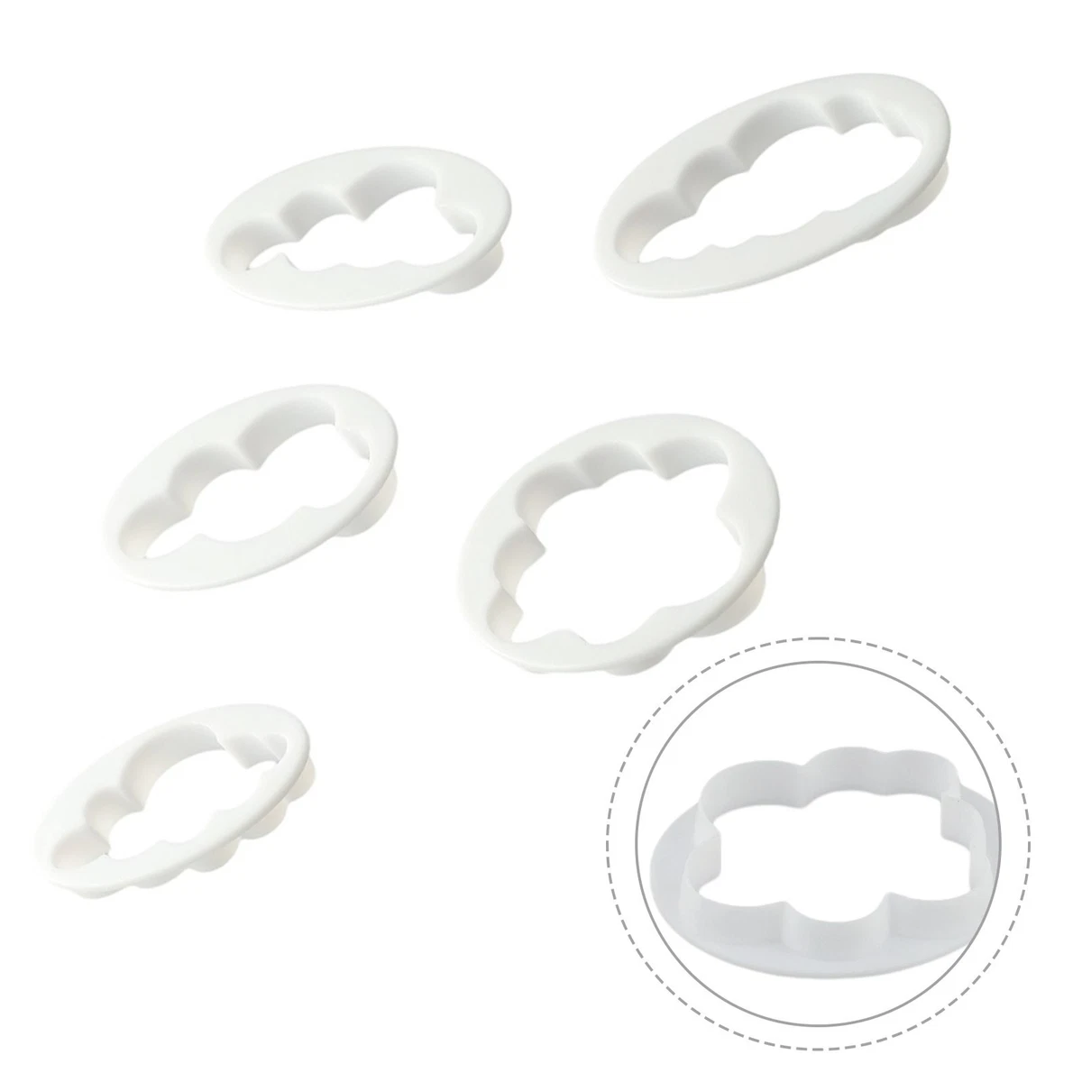 Wilton Emporte-Pièce Rond Métal Lot De 4 - Découpoirs Ronds Pour Pâte à Biscuits, Fondant Et Pâte à Sucre