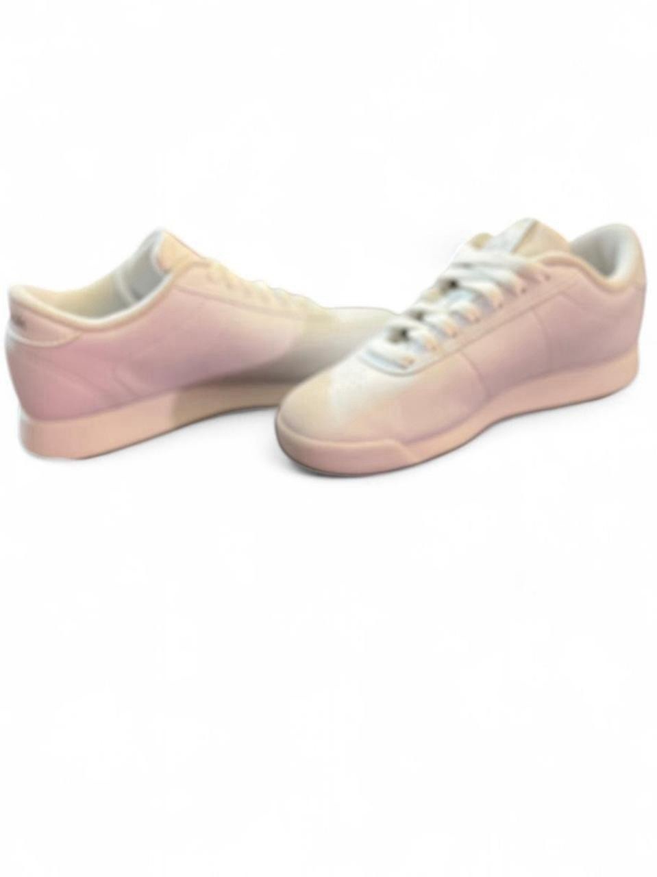 Reebok Classic Women's White Leather Low Top Sneakers Lace Up Breathable thumbnail 6