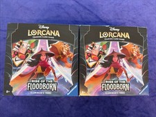 NEW 2x Disney Lorcana TCG Rise Of The Floodborn Illumineers Trove Box Sealed