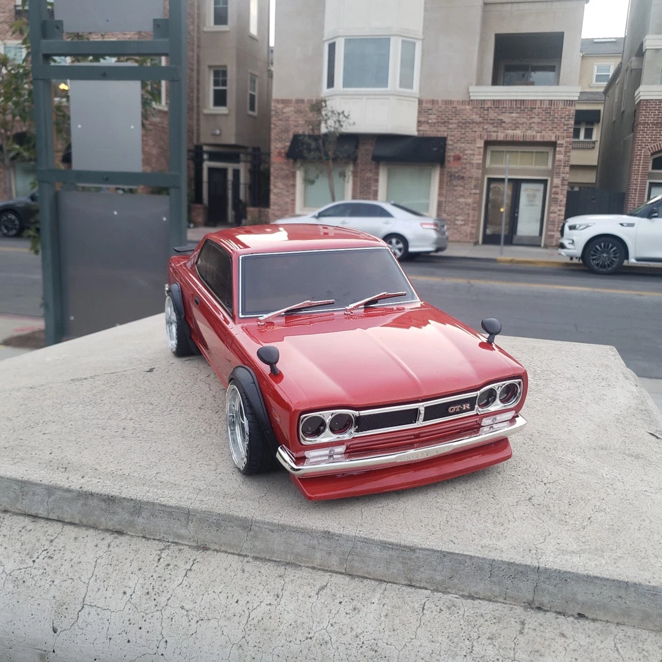 200mm 1/10 Custom Paint NISSAN 2000 4Tec-2 RDS HPI DC10 MST TT02 JDM Body Only - Image 4 of 4