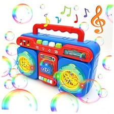 Bubble Machine, Portable Automatic Bubble Machine for Kids, 5000 Blue