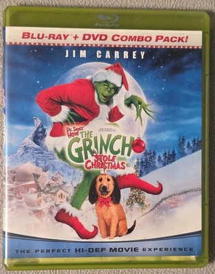 How The Grinch Stole Christmas Blu-ray & DVD Region A&1 US, Jim Carrey