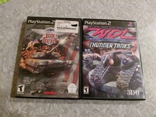 Seek & Destroy, World Destruction League Thunder Tanks Ps2 Cib Lot Of 2