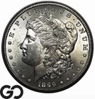 1899-S Morgan Silver Dollar Coin, Nice Lustrous Gem BU++, Gorgeous