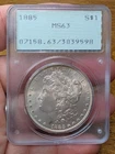 1885 PCGS MS63 Morgan Dollar