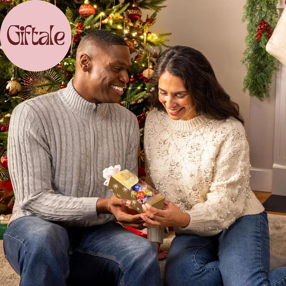 LINDOR Assorted Chocolate Candy Truffles Traditions Gift Box, Assorted Chocolate - Image 4 of 4