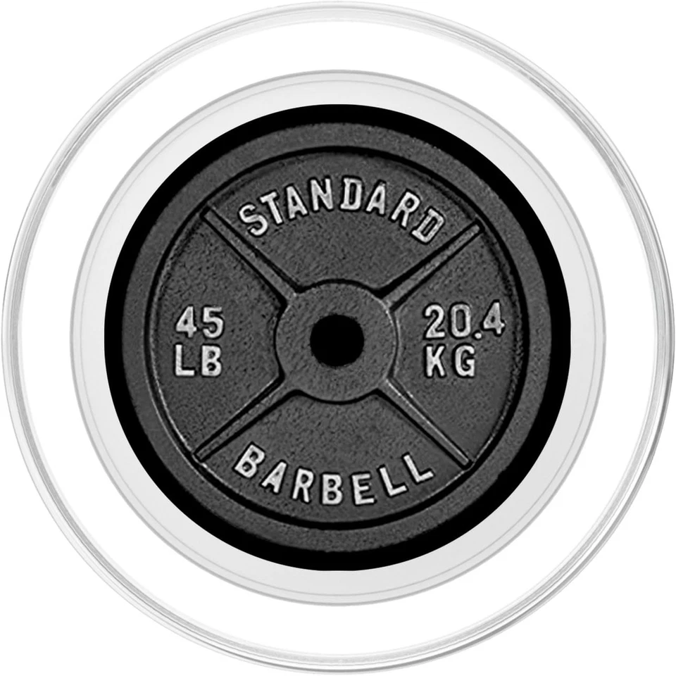 Placa de Levantamiento de Pesas Gimnasio Barra Pesas Culturismo PopSockets PopGrip para M... Foto 2 de 4