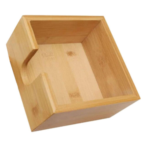 Contemporary Bamboo Napkin Holder: Functional and Stylish for Home or Restaurant - 第 1/12 張圖片