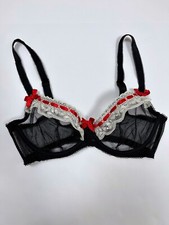 Agent Provocateur Bra Black Mesh With Bows Si...