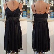 Size S Womens Dress First Kiss Spaghetti Strap Little Black Dress Knee Length