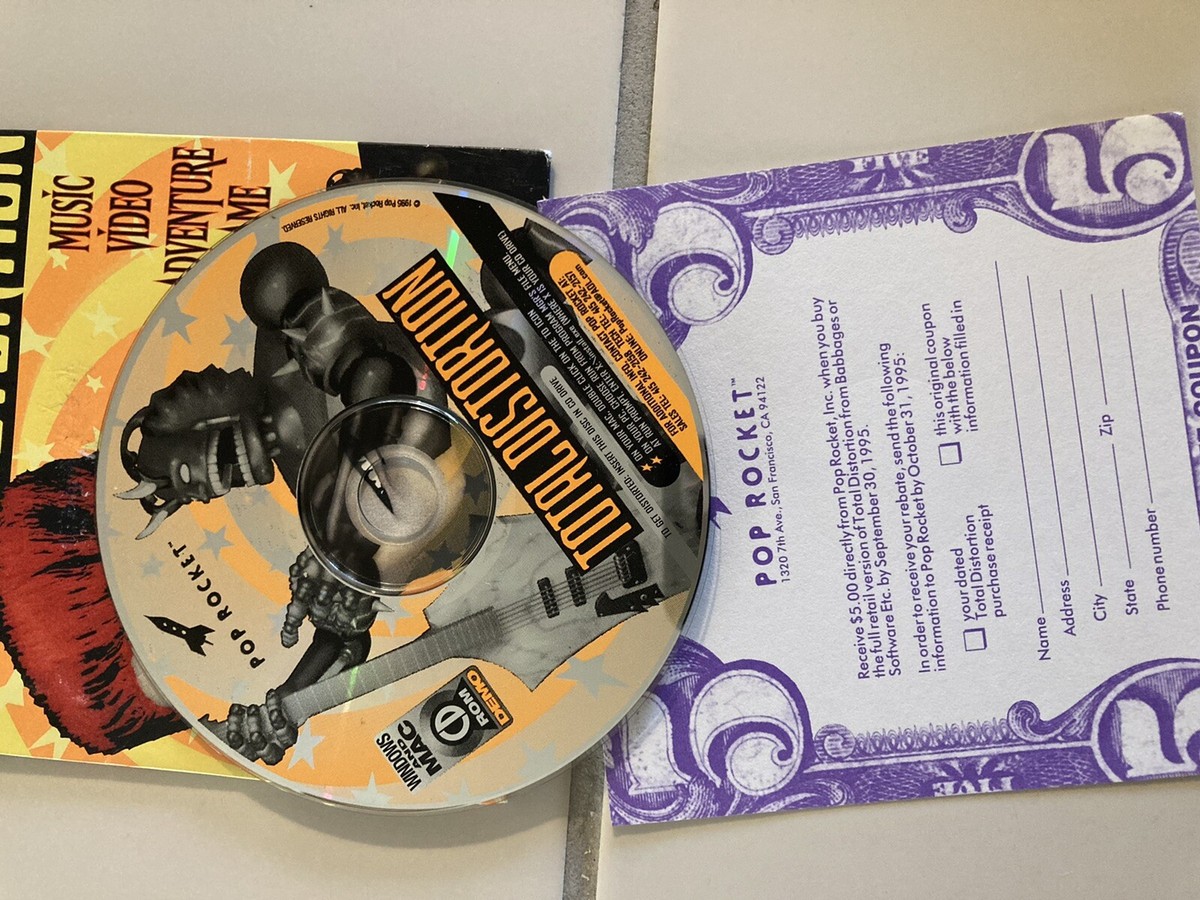 Total Distortion (PC, 1995) (((DEMO)))) CD-ROM 754311067961