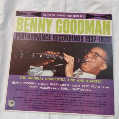 BENNY GOODMAN - PERFORMANCE RECORDINGS 1937-1938 - A2023-032