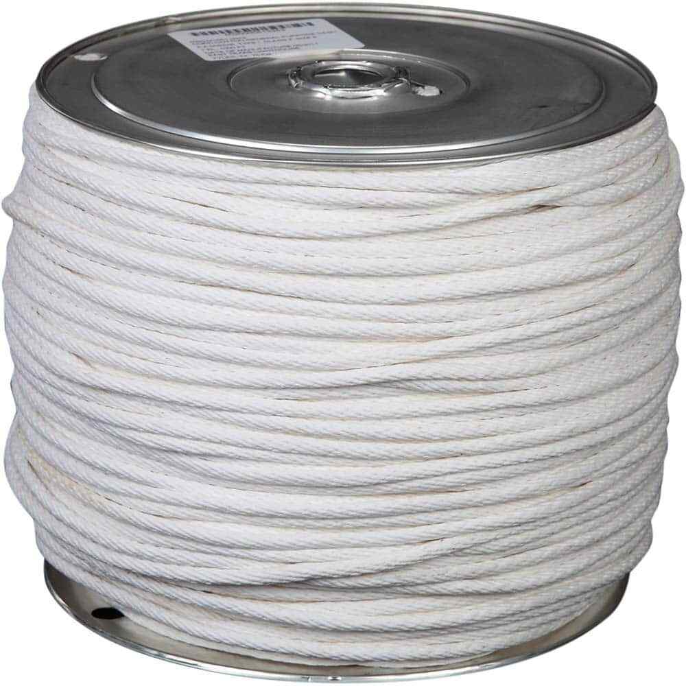 1,000 Foot Roll: Ability One 1/4" Diameter Natural-Color Cotton Blend Sash Cord