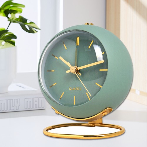 Desk Alarm Clock with Light Silent No Ticking Table Alarm Clock Battery Operated - Picture 7 of 10
