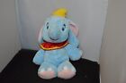 Disney Baby Dumbo the Elephant Plush 12" Blue Pink Stuffed Animal E3