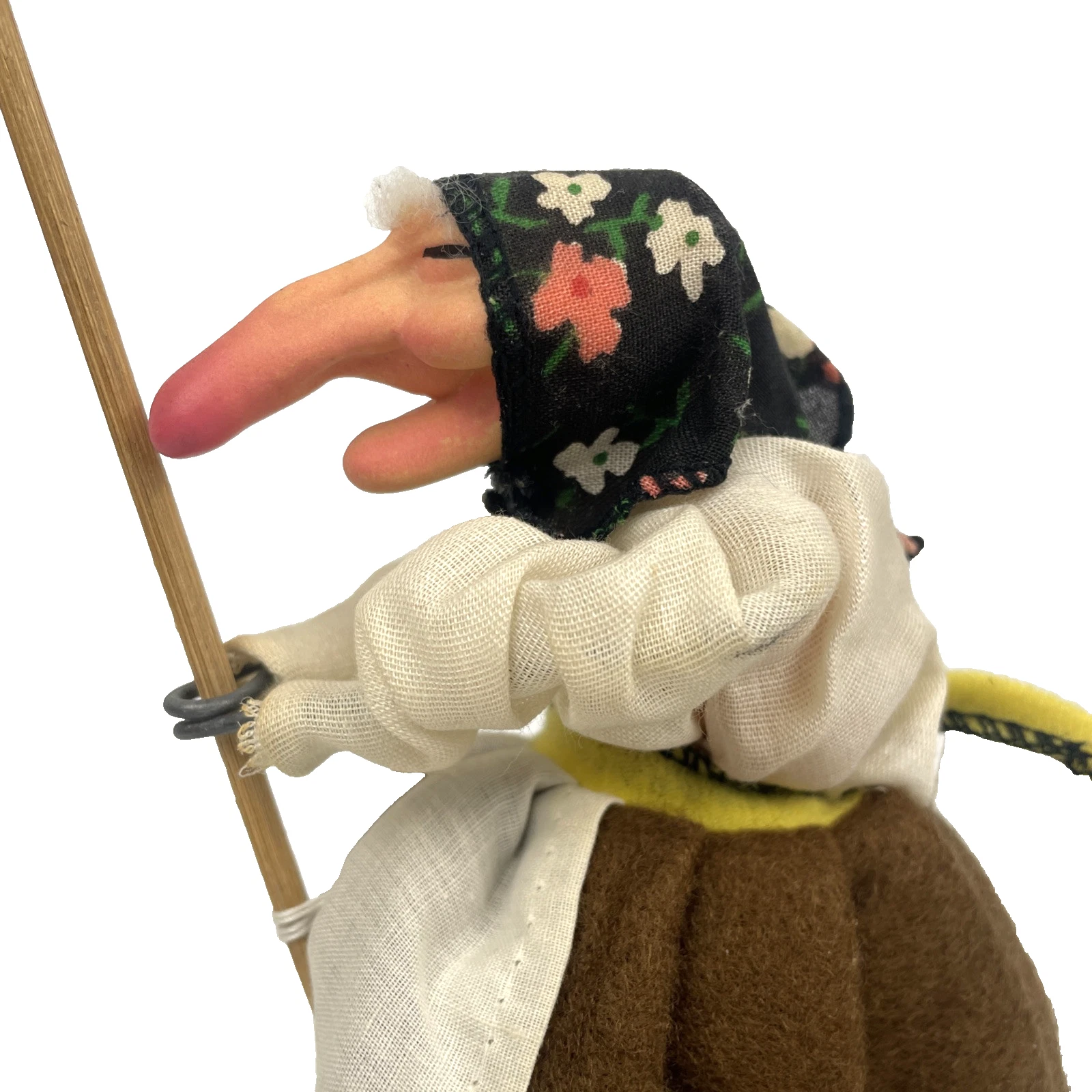  vintage scandinavian mathilda kitchen witch baba yaga hag 1970s good luck 