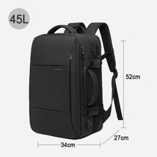 BANGE Travel Backpack Men Business Backpack USB Bag Large Capacity 17.3 (45L)