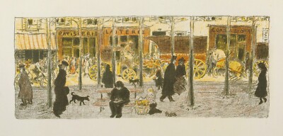 Pierre Bonnard: Some Aspects of Paris Life 22x30 Archival Quality Fine Art Print