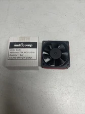 Multicomp Mc011518 Dc Axial Fan 12v 60mm 20mm 19cfm 