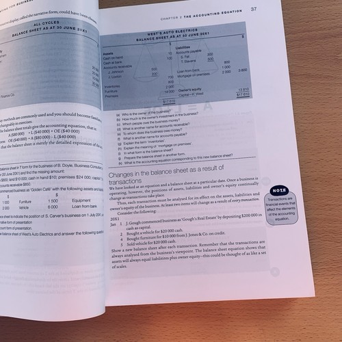 An Introduction Accounting for Business - Stephen Marley / Jeffrey Pedersen - Picture 7 of 13