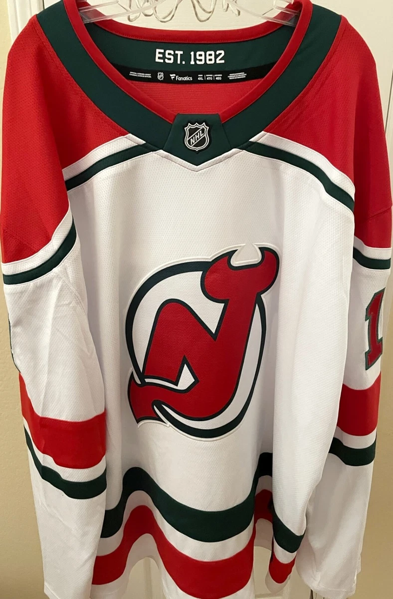 Men's Fanatics Branded Nico Hischier White New Jersey Devils 2018