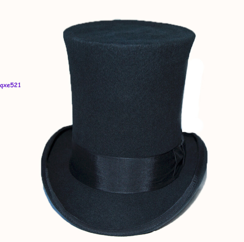 Sombrero Mágico Estilo Retro Caballero Lana Magic Show Tocado Gorra Altura 25 cm Sombrero