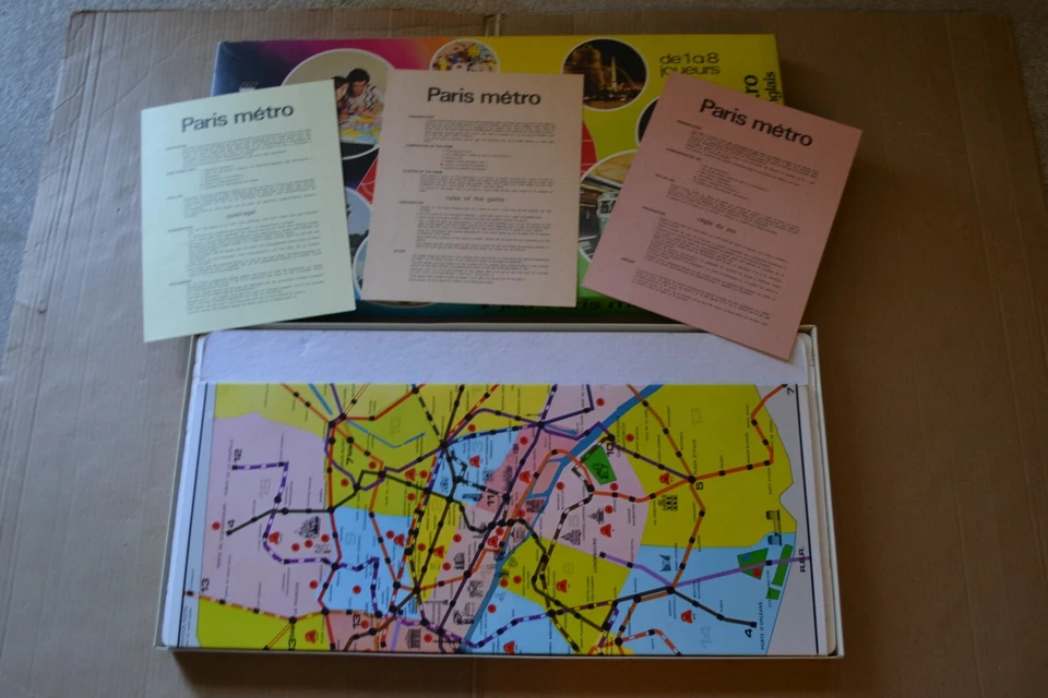 RARE ANCIEN JEU DE société PARIS METRO ( EDITION LAVAUZELLE ) 265A89J/58321 - Photo 2/4