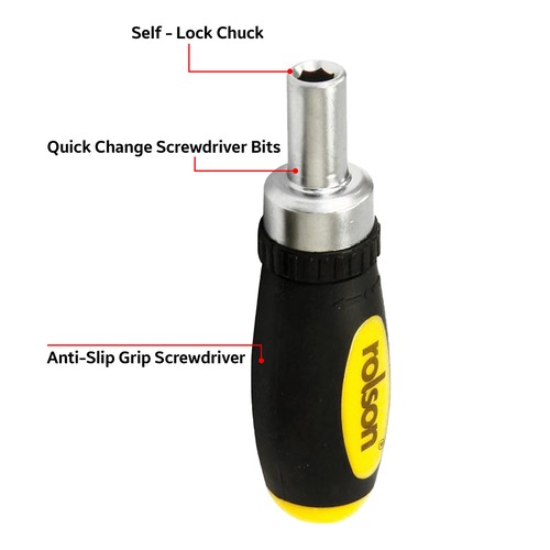 38 Teile Langlebig Screwdriver Set Mit Ratsche Aktion Torx Heim Zubehör - Bild 4 von 12