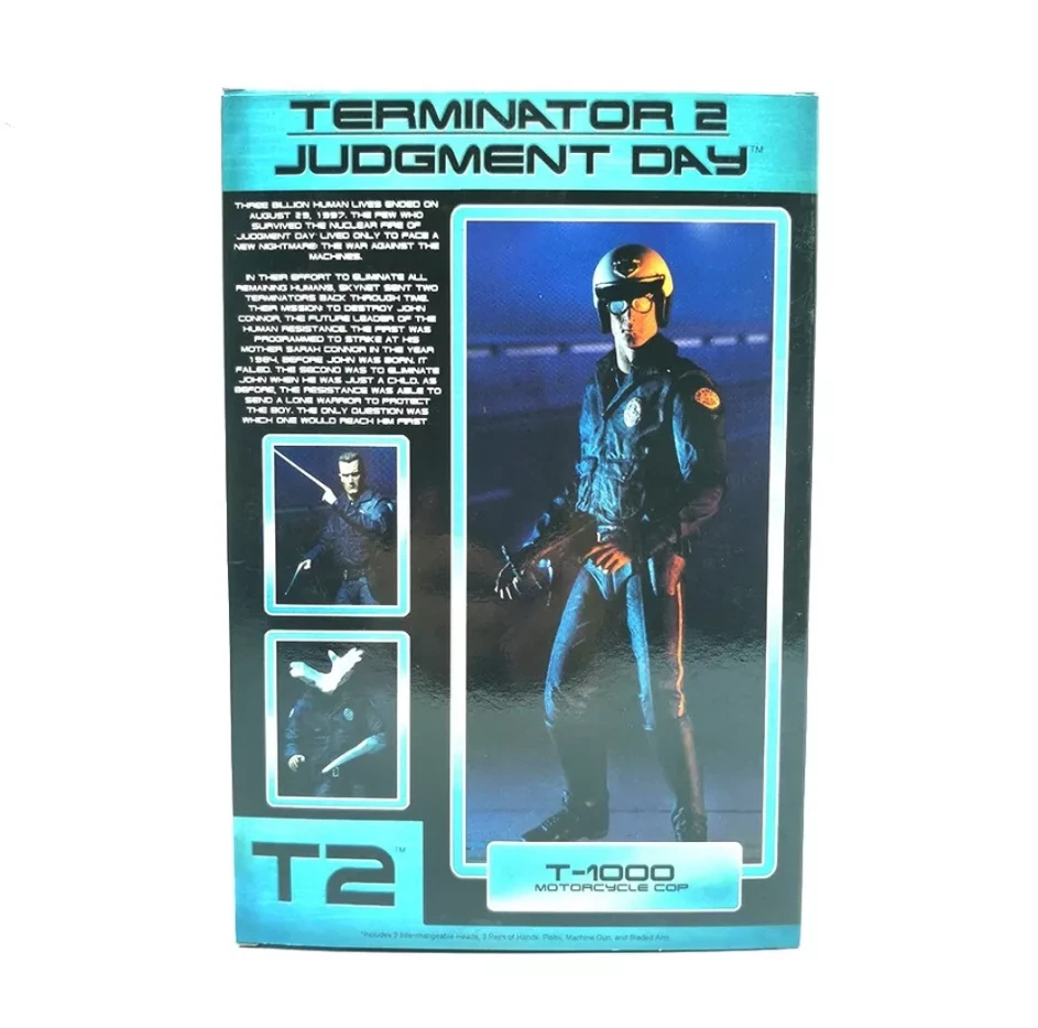 NECA Terminator 2: Judgement Day T-1000 Motorcycle Cop Action