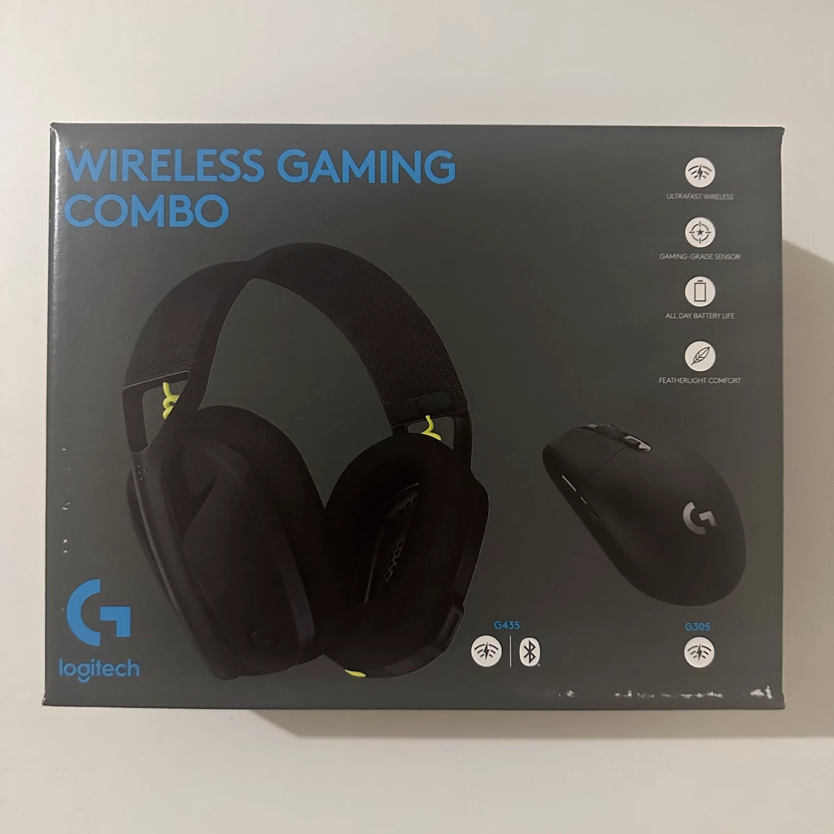 Logitech G435 G305 Headset Mouse WIRELESS GAMING COMBO
