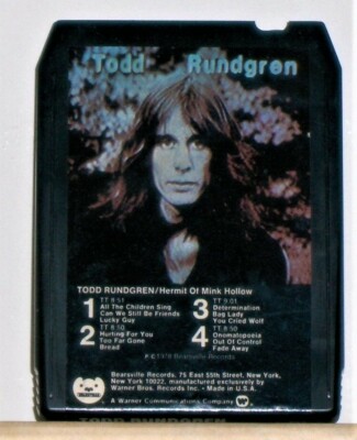 Todd Rundgren - The Hermit of Mink Hollow - 8 Track Tape - as is Untested