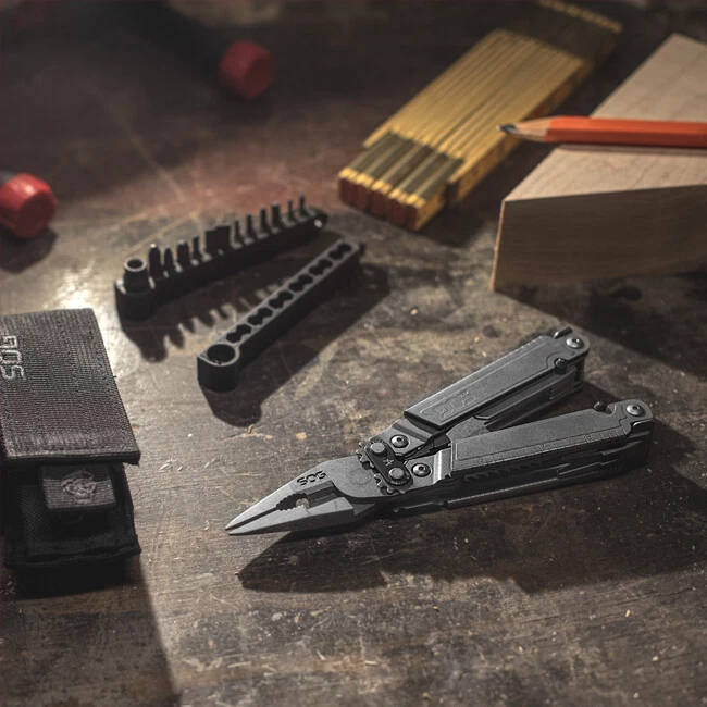 SOG PowerAccess Assist MT Stonewash Multitool Werkzeug Zange Messer ✔️ 01SG140 - Bild 2 von 4