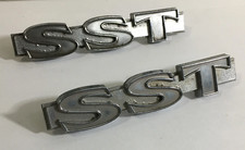 Vintage 1968 - 1974 Amc Rebel Javelin Sst Emblem Oem 3590752 Set Of 2 1000927