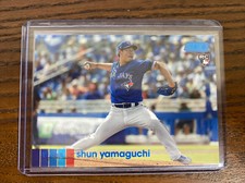 2020 Topps Stadium Club Shun Yamaguchi RC Blue Foil 1/1 1/50