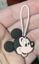 Mickey Mouse PVC Shoe, Purse, Zipper  Keychain Tag Charm Attachment 