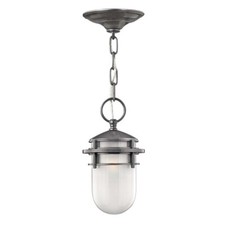 Lampada Da Esterno A Sospensione Lampada Da Soffitto ALU Vetro Ematite Veranda