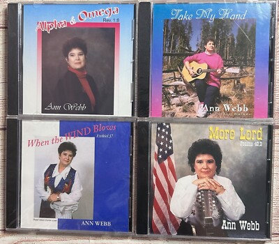 Ann Webb Lot Of 4 CDs Christian Music