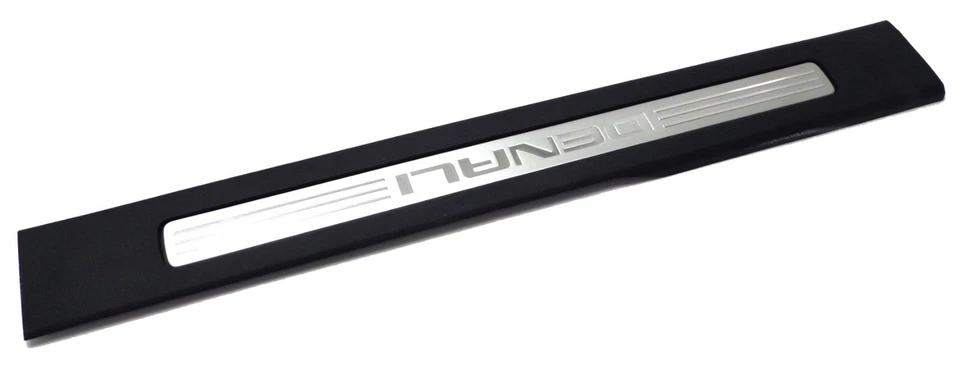 Front Door Sill Plate Driver Side Black GMC Denali Script GMC Sierra 1500 Yukon - Image 3 of 4