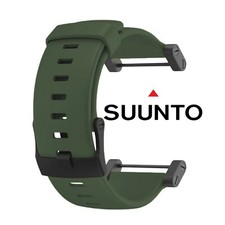 New 24mm SUUNTO Core Rubber Strap Dark Green Diver Watch Band PVD Adapter Set x1