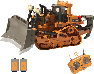 MEGA SHOVEL DOZER 4チャンネルラジオコントロール Amazon.com: fisca Remote Control Bulldozer RC 1/16 Full Functional