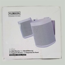 Flexson S1-WMX2 – 2 x Wall Mount for Sonos WHITE (OPEN BOX)