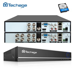 Techage H.264 4CH 8CH 1080P HDMI AHD CCTV DVR NVR HVR