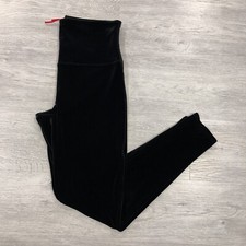 Spanx Shiny Velvet Shaping Size XL High Waisted Womens Leggings In BLack 2070