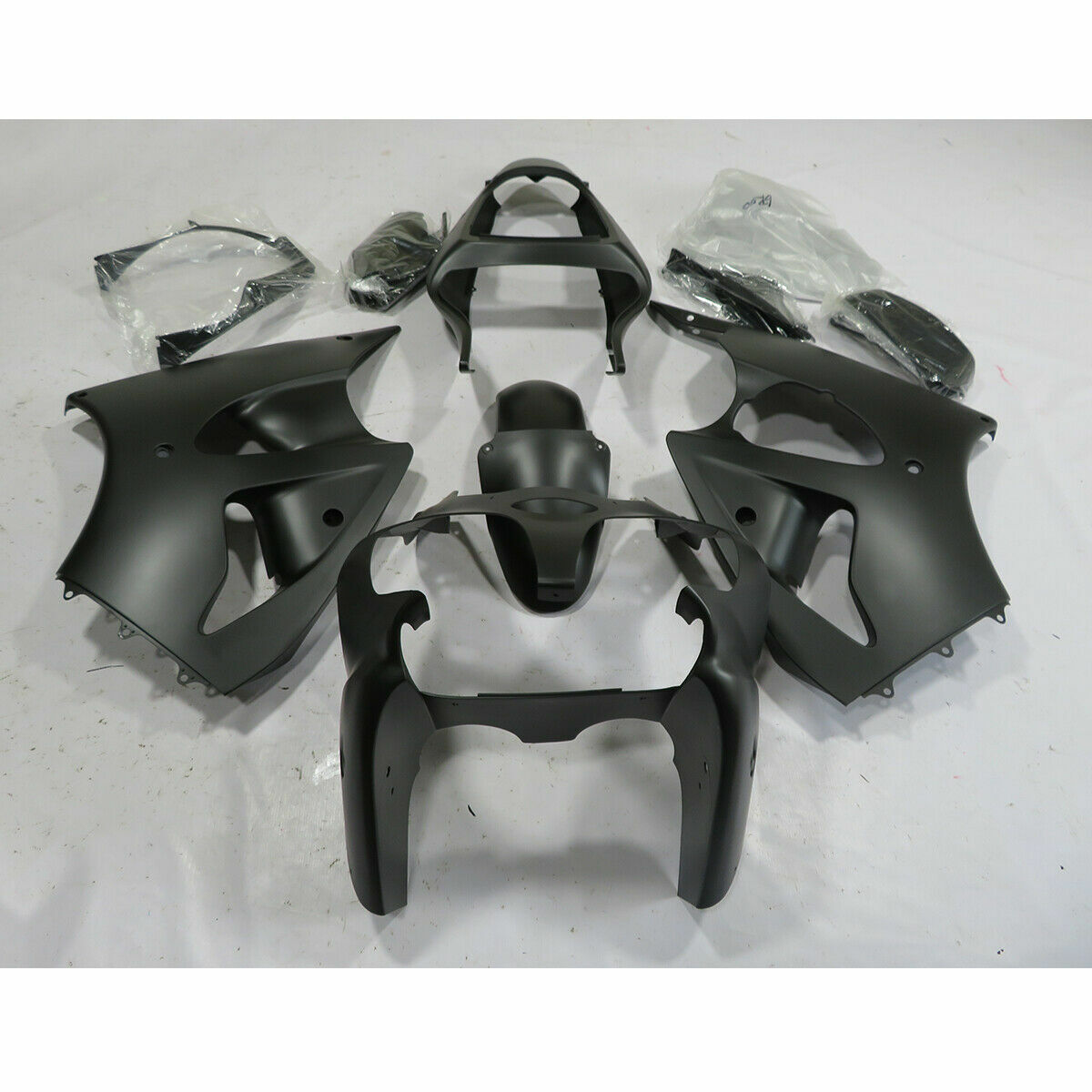 Matte Black Fairing Kit Bodywork For Kawasaki Ninja ZX6R 2000-2002/ZZR600 05-08