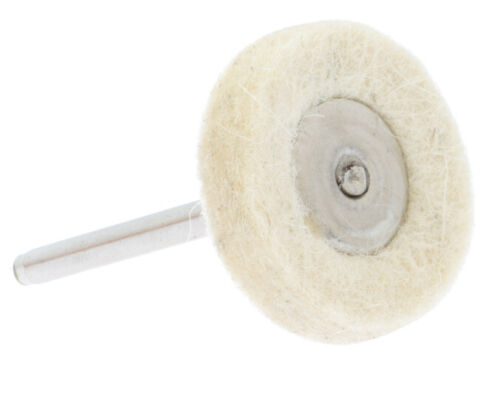 36pc 1" Felt Wool Polishing Buffing Wheel Buffer Grinder for Dremel Rotary Tool - Foto 3 di 5